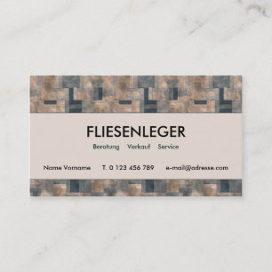 Cartão De Visita fliesenleger
