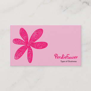 Cartão De Visita Flor bonito - Vermelho Neon FBBCD6