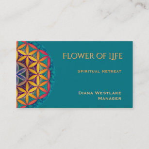 Cartão De Visita Flor da Vida