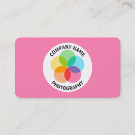 Cartão De Visita Flor de Filtro - Rosa #FF7FB2