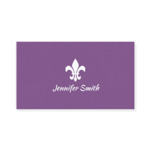 Flor de Lis, púrpura e branca