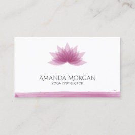 Cartão De Visita Flor de lótus