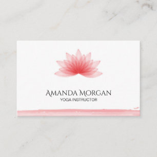 Cartão De Visita Flor de Lotus