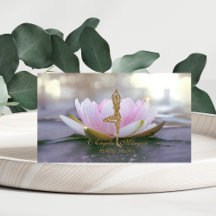 Flor de Lótus Rosa Elegante com Brilho Menina de Y