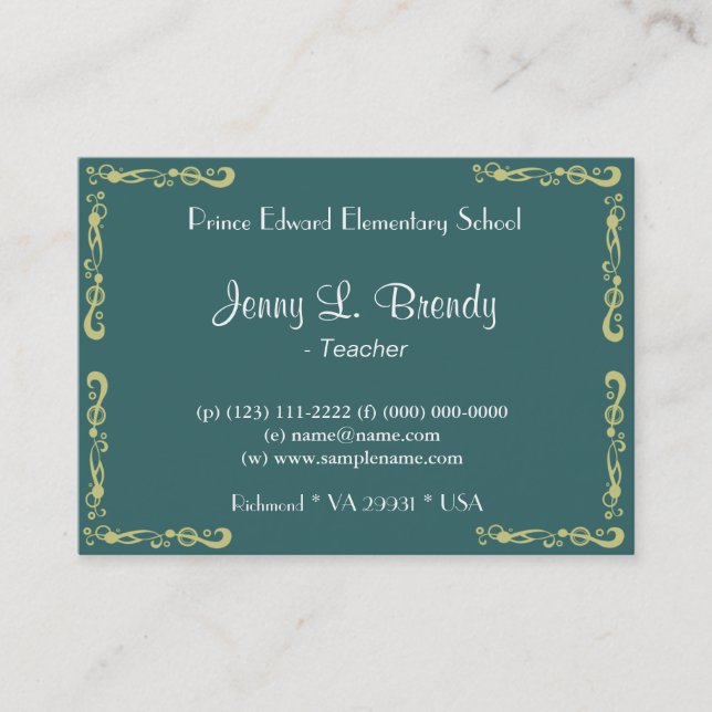 Cartão De Visita Flor de orquídea rosa, fotografia floral (Frente)