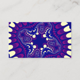 Cartão De Visita Flor Glória da Manhã Roxa