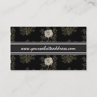 Cartão De Visita Flor medieval misteriosa