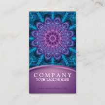 Flor roxa espiritual, mar do azul