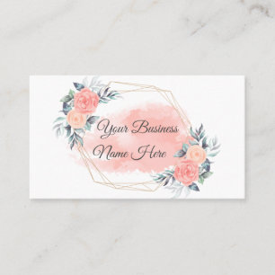 Cartão De Visita floral