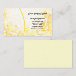 Cartão De Visita floral