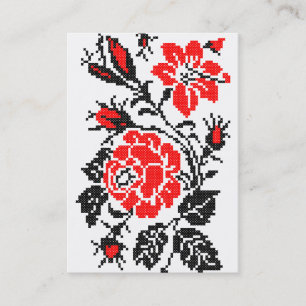 CARTÃO DE VISITA FLORAL