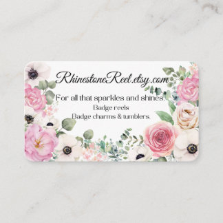 Cartão De Visita Floral Business card