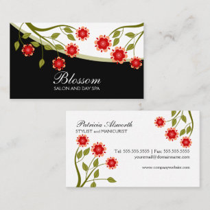 Cartão De Visita Floral delicado