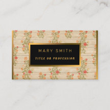 Floral em Madeira Dourada Personalizar Professiona