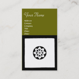 Cartão De Visita FLORENTINE RENAISSANCE HARMONY, verde