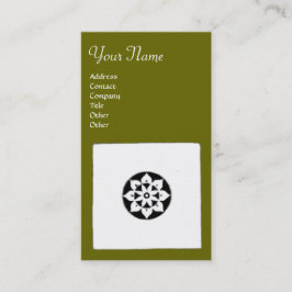 Cartão De Visita FLORENTINE RENAISSANCE HARMONY, verde