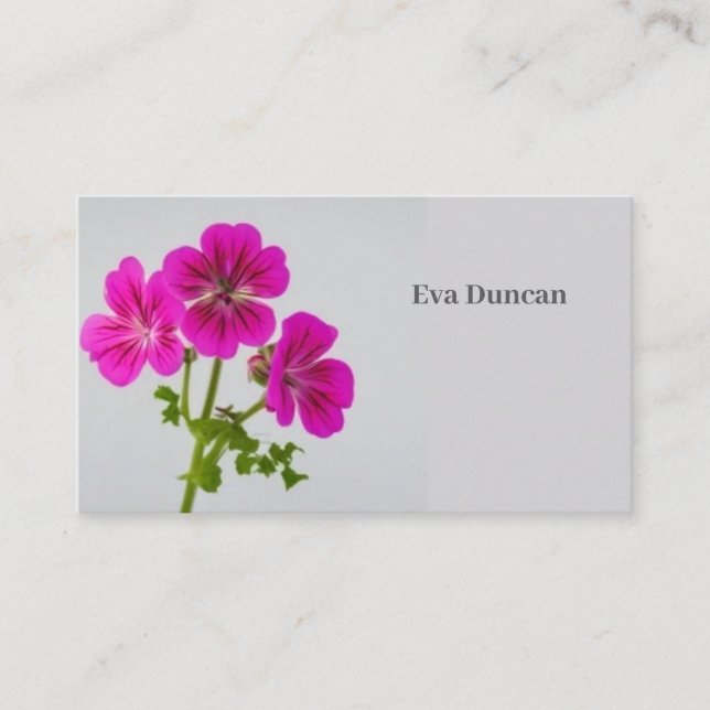 Cartão De Visita Flores De Ciclometos (Frente)