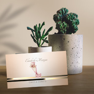 Cartão De Visita Flores de Flores de Tubagem Moderna Luminouse