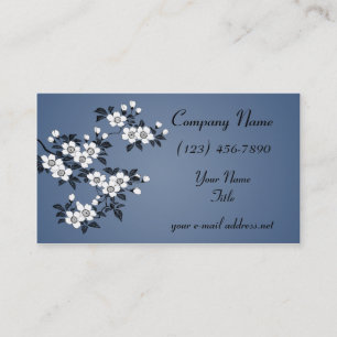 Cartão De Visita Flores do Dogwood