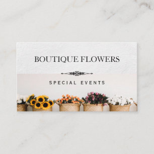 Cartão De Visita Flores em Potes