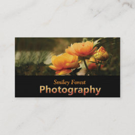 Cartão De Visita Flores_foto_fotografia_cartões de visitas