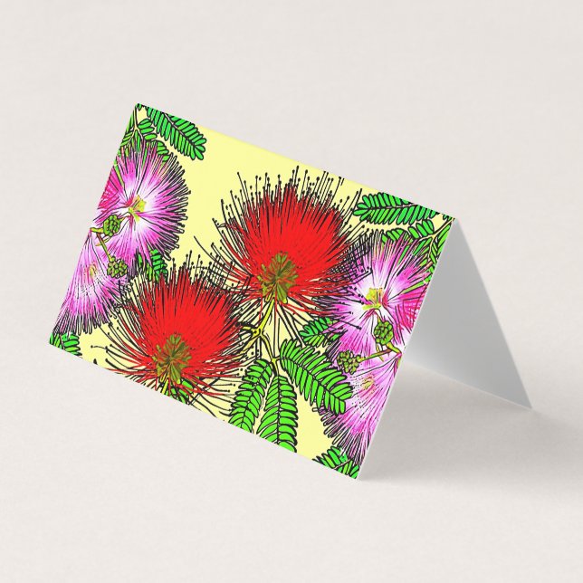 Cartão De Visita Flores nativas do Brasil (Frente)