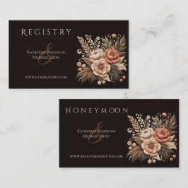 Cartão De Visita Flores para casamentos Ocidentais do País