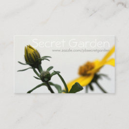 Cartão De Visita Flores simples 3 Fotografia Floral Bsinho C