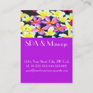 Cartão De Visita Flores tropicais