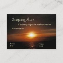 Cartão de visita Florida-Temático