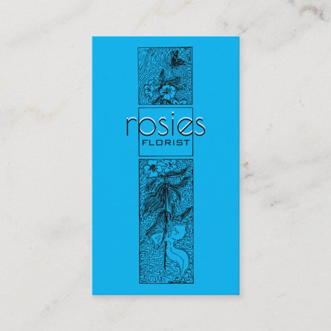 Cartão de visita florista (Frente)
