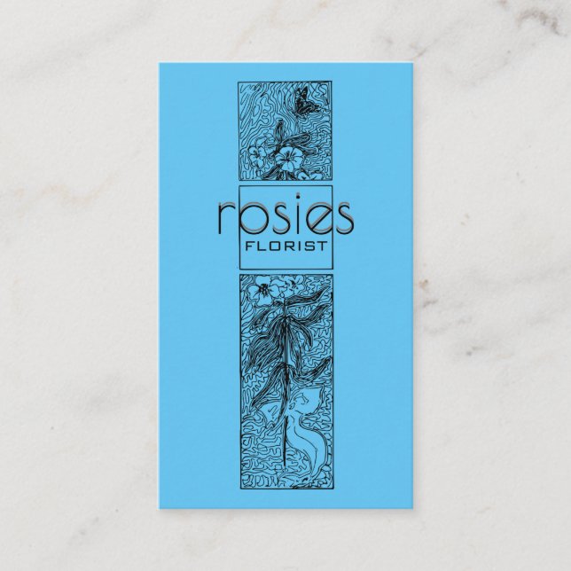 Cartão de visita florista (Frente)