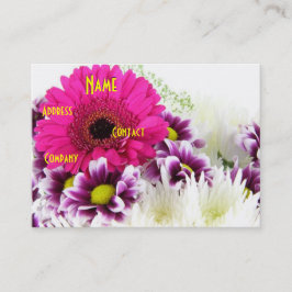 Cartão De Visita Florista - Buquê púrpura I