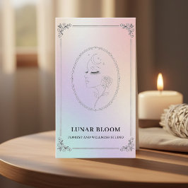 Cartão De Visita Florista Holográfica & Estúdio de Bem-Estar