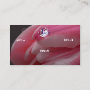 Cartão De Visita Florista - Rosa Rosa Rosa Rosa