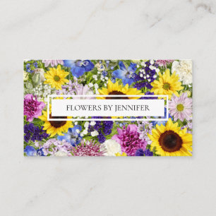 Cartão De Visita Floristas, Arranjos Flores, Cultivos Fotográficos