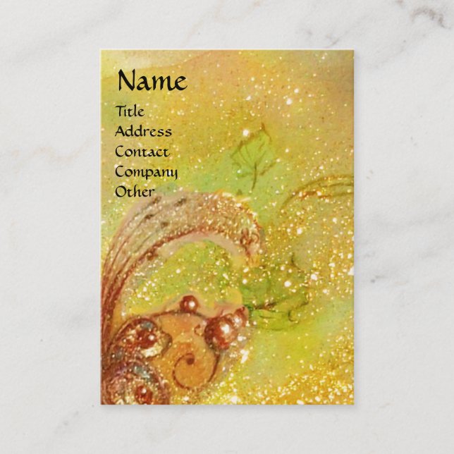 Cartão De Visita FLUTIST PORTRAIT / Mascarada Venetian (Frente)