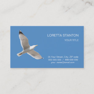 Cartão De Visita Flying gull