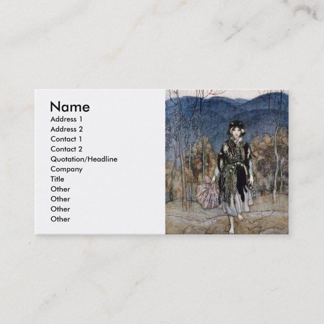 Cartão De Visita Foi avante, e foi avante, e foi avante (Frente)