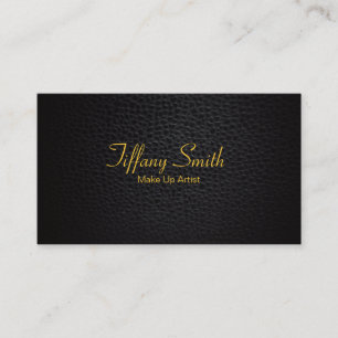 Cartão De Visita Folga de couro