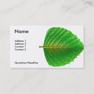 Cartão De Visita folha