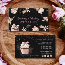 Folha de Cozinhar e Cupcake de Utensílios Rosa