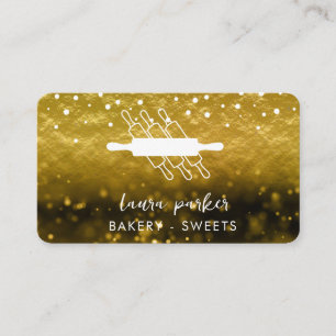 Cartão De Visita Folha de fabrico doméstico Rolling Pin White Vinta