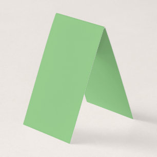 Cartão De Visita Folha de Goma,Folha Pálida,Verde Pixie,