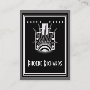 Cartão De Visita folha do deco