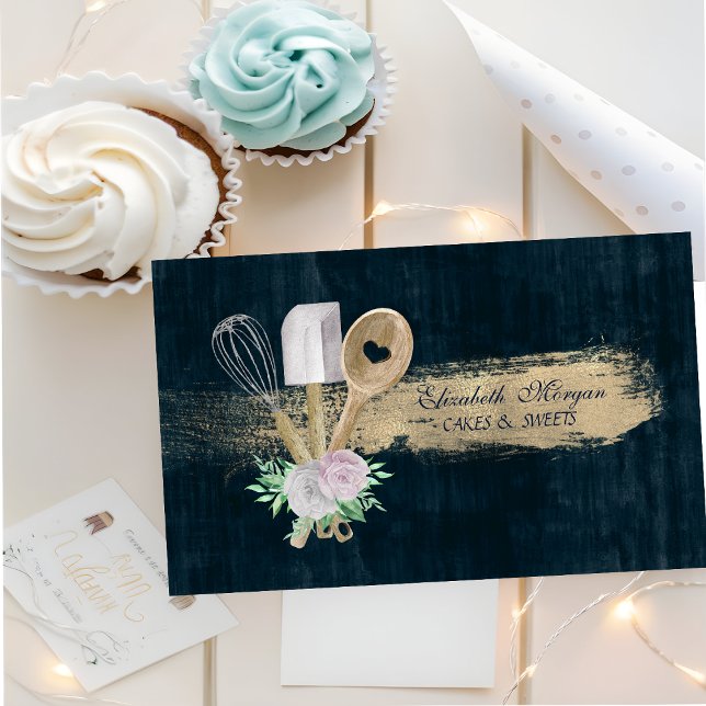 Cartão De Visita Folha Odontologia Odontologia Pincel Azul (Criador carregado)