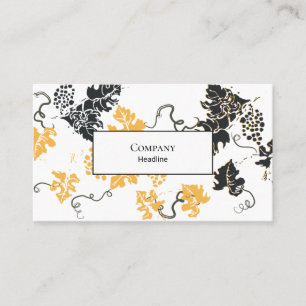 Cartão De Visita Folhas de Grades