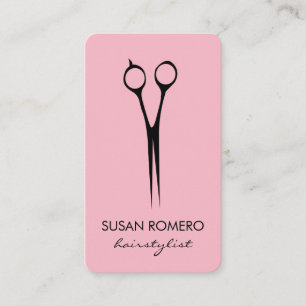 Cartão De Visita Folhas de Salão Simples