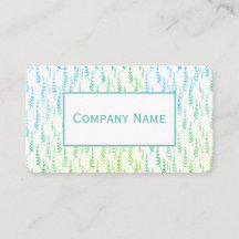 Folhas de Subida Verde Azul