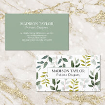 Folhas tropicais Eucalyptus verdes monogramadas